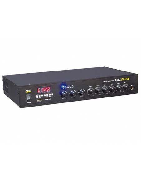 AMS AML 240 USB -BT - Amplificador de linea de 100v - 4