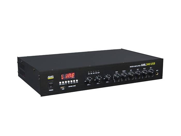 AMS AML 240 USB -BT - Amplificador de linea de 100v - 5