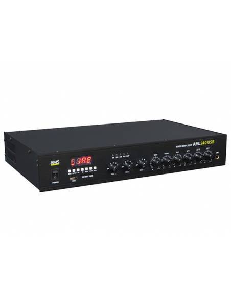 AMS AML 240 USB -BT - Amplificador de linea de 100v - 5