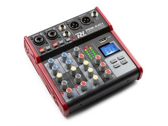 Power Dynamics PDM-X401 Mezclador Musical de estudio 4-Ch