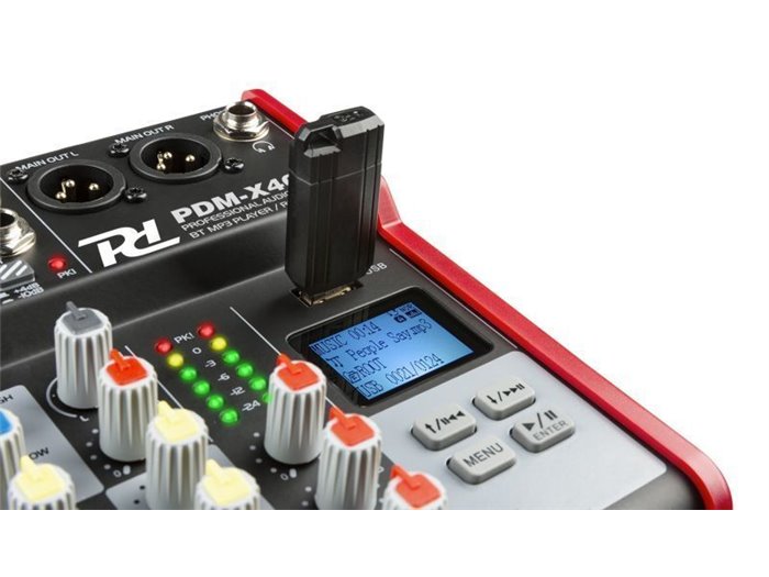 Power Dynamics PDM-X401 Mezclador Musical de estudio 4-Ch