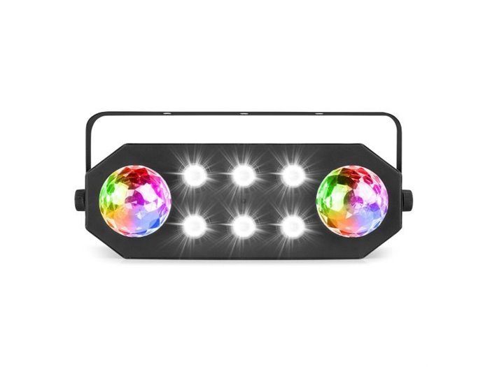 BeamZ StrobeMoon 2-in-1 efecto para fiesta con 2 leds de 12W RGBAWP y mando a distancia