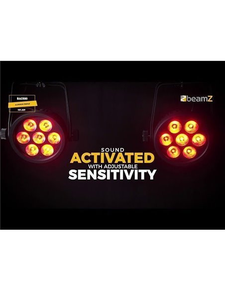 beamZ Pro BAC500 Foco Par profesional Aluminio