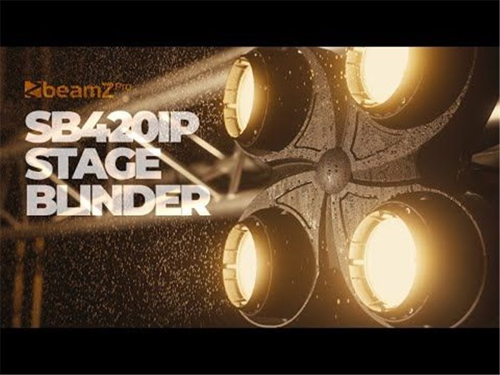 BeamZ SB420IP Stage Blinder IP65 WW/Amber