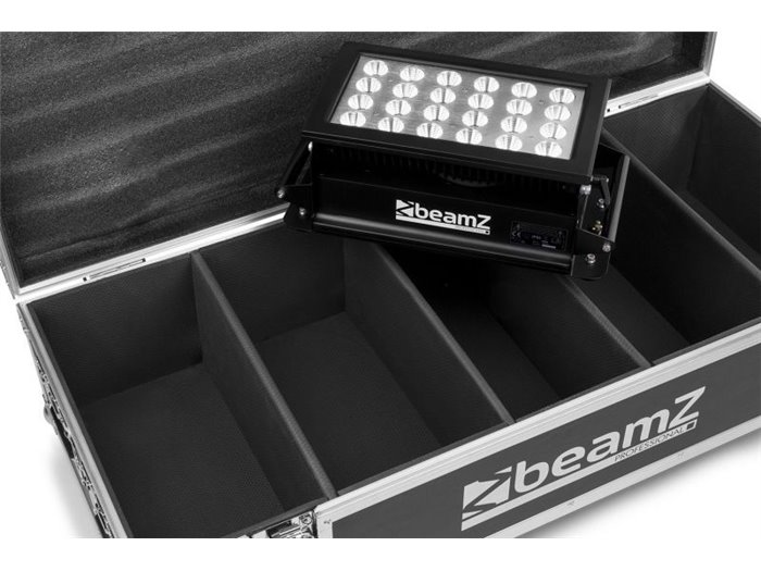 beamZ Pro FLC5404 Flightcase para 4 piezas Star-Color 540