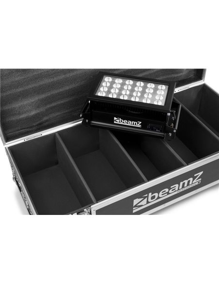 beamZ Pro FLC5404 Flightcase para 4 piezas Star-Color 540