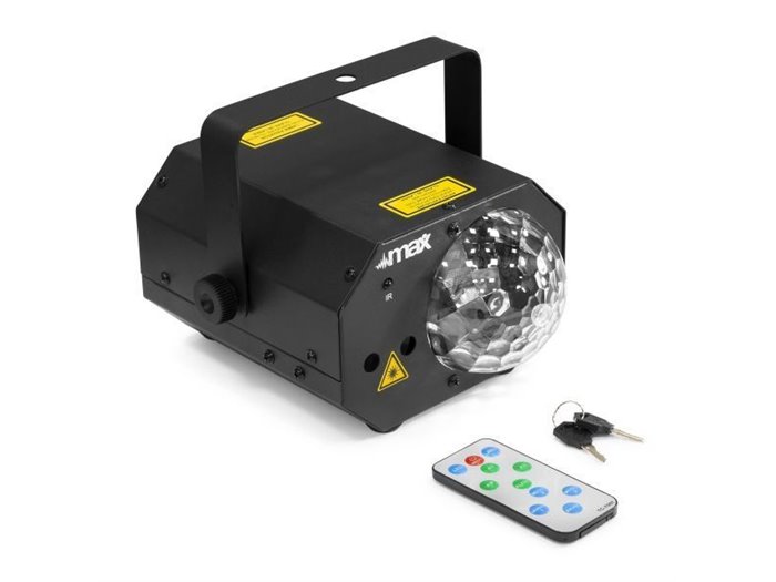 Max DJ10 Jelly Moon con Laser Rojo/Verde