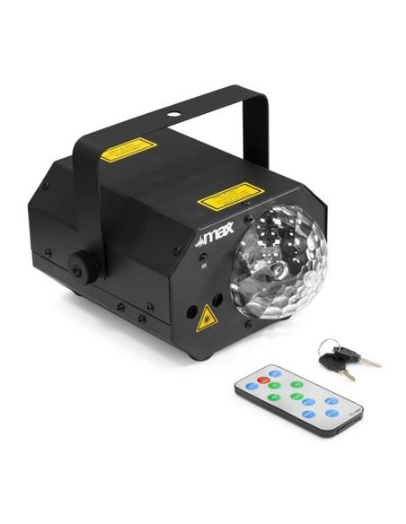 Max DJ10 Jelly Moon con Laser Rojo/Verde