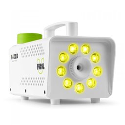 Fuzzix F509LW Máquina de humo para fiestas de 500 w con 9 LED RGB y mando a distancia inalámbrico - Blanco 2