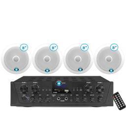 TAMPA 4X6 - HILO MUSICAL EN CASA  4 zonas - 4 altavoces techo 6 pulgadas 2