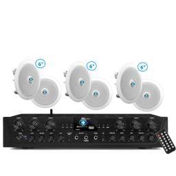 DALLAS 6X6 - HILO MUSICAL EN CASA  6 zonas - 6 altavoces techo 6 pulgadas 2