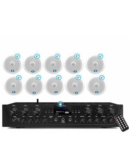 DALLAS 10X8 - HILO MUSICAL EN CASA  6 zonas - 10 altavoces