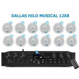 DALLAS 12X8 - HILO MUSICAL EN CASA  6 zonas - 12 altavoces tec 2