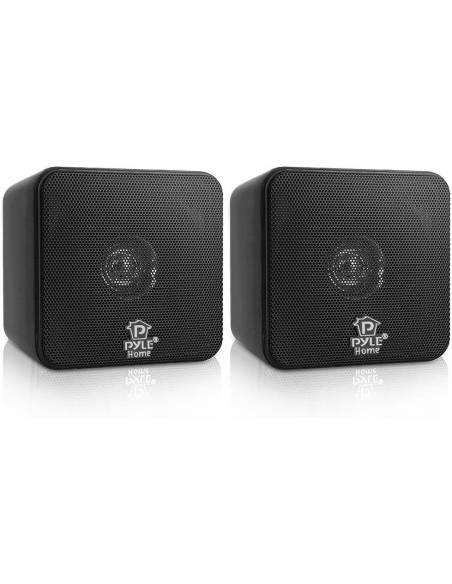 Pyle PCB4BK - Altavoz satélite de 100W, Negro - 1