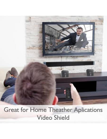 Pyle PCB4BK - Altavoz satélite de 100W, Negro - 3