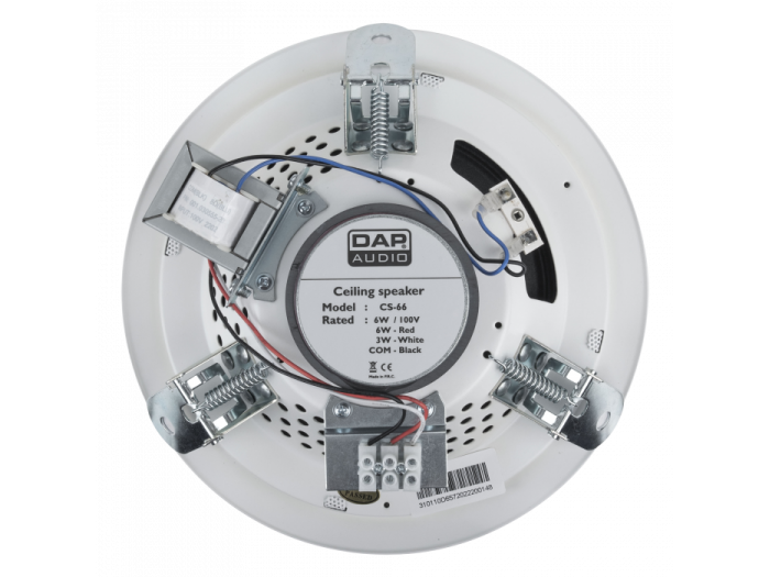 DAP Audio CS-66 Altavoz para techo de 6 W, 6" - 2