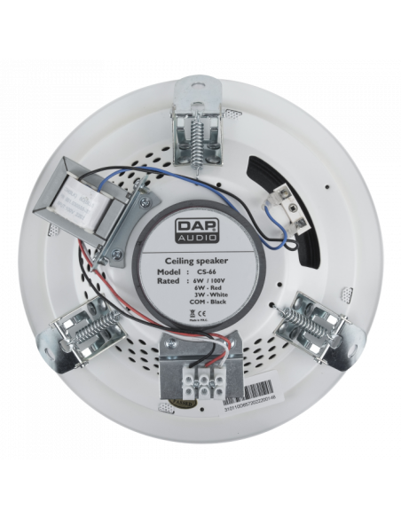 DAP Audio CS-66 Altavoz para techo de 6 W, 6" - 2