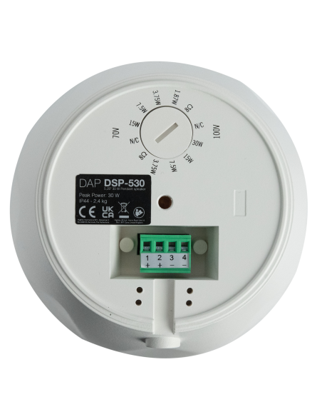 DAP Audio DPS-530 Altavoz colgante pasivo de 5,25" (blanco) - 3