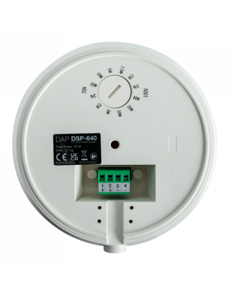 DAP Audio DPS-640 Blanco Altavoz colgante pasivo de 6,5" - 4