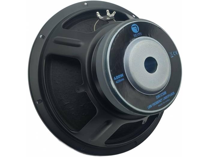 Seven Soundvector SVG12SUB/4 Subwoofer 12 Pulgadas Altavoz Profesional de Grave Sub-Grave 4 Ohm 400W AES 800W Pea - 1