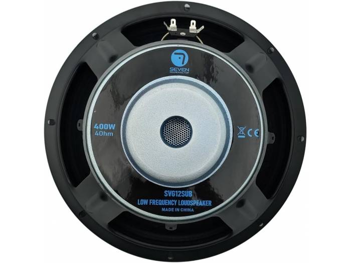 Seven Soundvector SVG12SUB/4 Subwoofer 12 Pulgadas Altavoz Profesional de Grave Sub-Grave 4 Ohm 400W AES 800W Pea - 4
