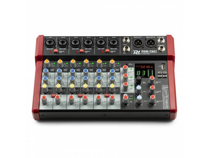 PDM-Y801 Mezclador de estudio 8-Ch - 5