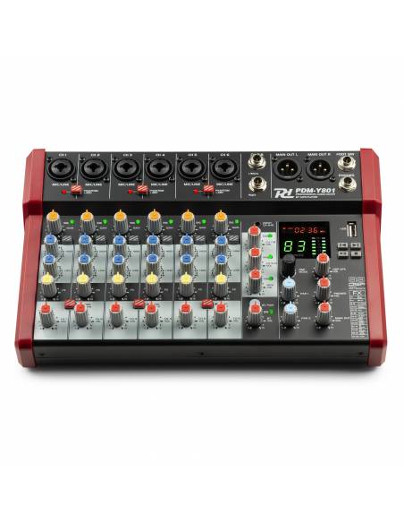 PDM-Y801 Mezclador de estudio 8-Ch - 5