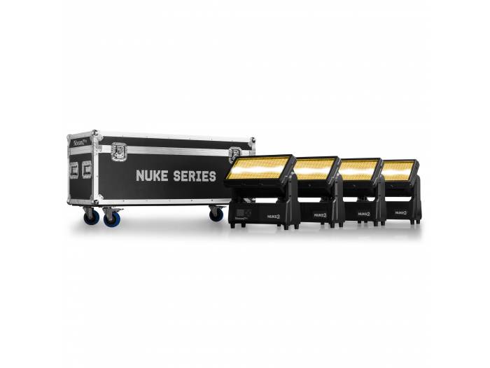 beamZ Pro FLCNL04 Flightcase para 4 NUKE - 3