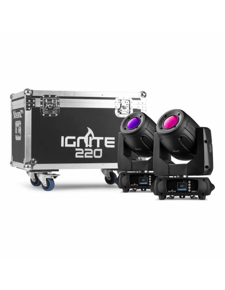 beamZ Pro IGNITE220 Cabeza móvil 220W 2pcs en Flightcase - 1