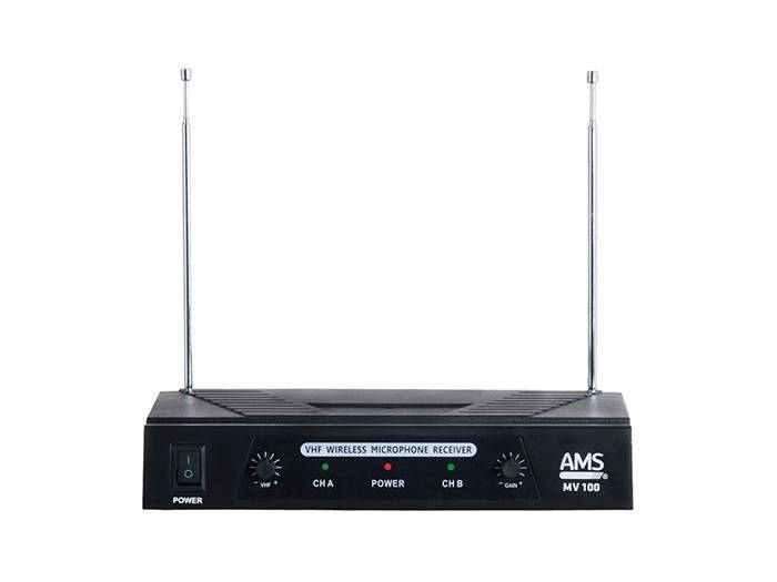 AMS MV 100 LV - Micrófonos inalámbricos baratos de solapa - 2