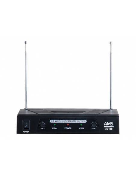 AMS MV 100 M - Micrófonos inalámbricos baratos de mano - 4