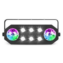 BeamZ StrobeMoon 2-in-1 efecto para fiesta con 2 leds de 12W RGBAWP y mando a distancia 2