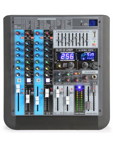 Power Dynamics PDM-S604 Mezclador analogico 6 canales Profesional - 4
