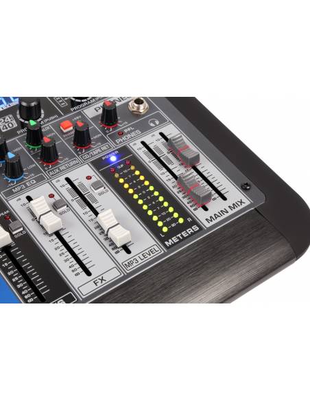 Power Dynamics PDM-S604 Mezclador analogico 6 canales Profesional - 6