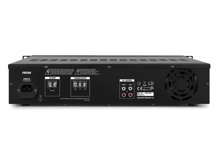 Power Dynamics PRS360 Amplificador Booster de linea 100V / 360W - 5