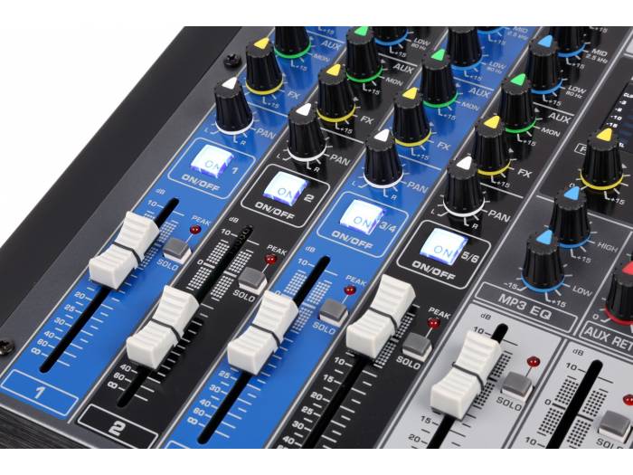 Power Dynamics PDM-S1204 Mezclador analogico 12 canales Profesional - 4