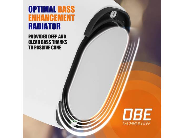 Power Dynamics BD80TB Altavoz de pared Interior/Exterior IPX5 Negro 100V  952140 - 13