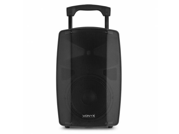 Vonyx VSP200 Altavoz portátil bluetooth de 10” 200W 2 micrófonos inalámbricos SD USB MP3 - 7