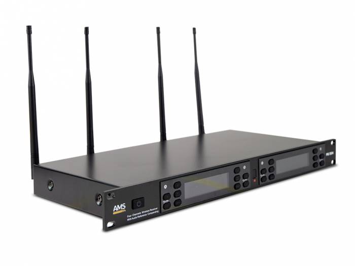 AMS MU 504 + MM 204 Sistema de conferencia con 4 micrófonos de sobremesa. 180 canales. Sincronización IR - 6