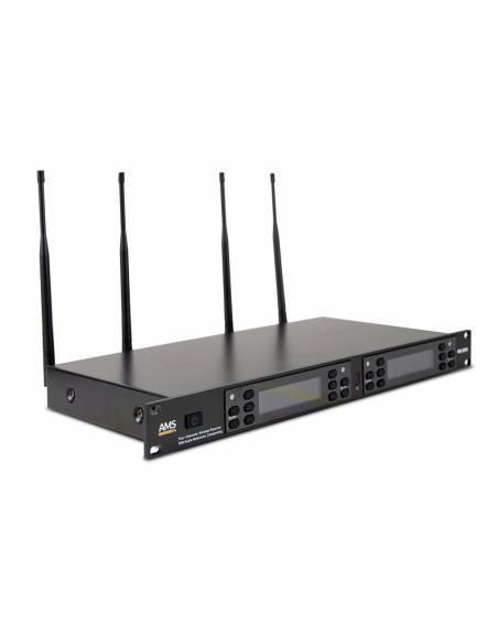 AMS MU 504 + MM 204 Sistema de conferencia con 4 micrófonos de sobremesa. 180 canales. Sincronización IR - 6