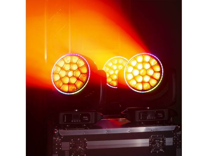 beamZ Pro MHL1940 Cabeza móvil LED Zoom 19x40W 2 unidades en Flightcase  150105 - 13