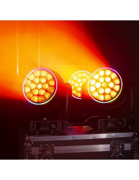beamZ Pro MHL1940 Cabeza móvil LED Zoom 19x40W 2 unidades en Flightcase  150105 - 13