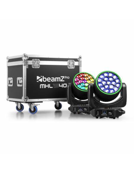 beamZ Pro MHL1940 Cabeza móvil LED Zoom 19x40W 2 unidades en Flightcase  150105 - 2