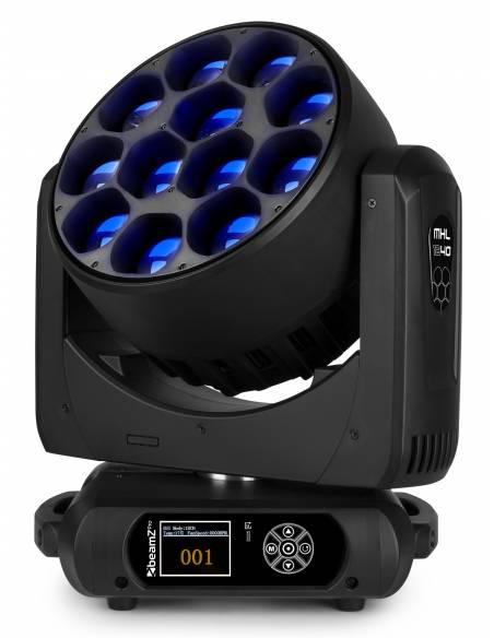 beamZ Pro MHL1240 Cabeza Movil LED Zoom 12x40W 2 piezas en Flightcase  150101 - 3
