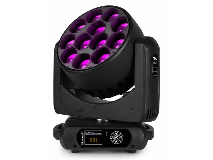 beamZ Pro MHL1240 Cabeza Movil LED Zoom 12x40W 2 piezas en Flightcase  150101 - 5