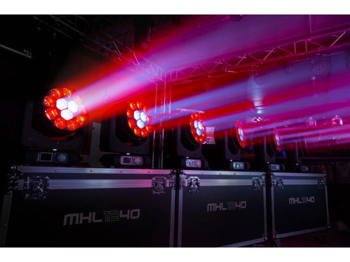 beamZ Pro MHL1240 Cabeza Movil LED Zoom 12x40W 2 piezas en Flightcase  150101 - 12