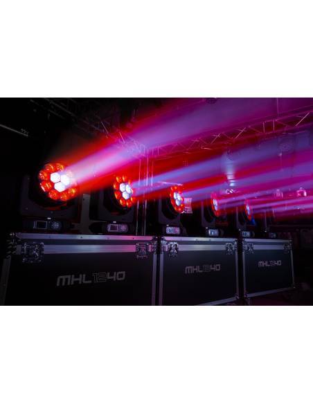 beamZ Pro MHL1240 Cabeza Movil LED Zoom 12x40W 2 piezas en Flightcase  150101 - 12