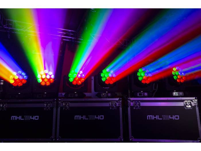 beamZ Pro MHL1240 Cabeza Movil LED Zoom 12x40W 2 piezas en Flightcase  150101 - 13