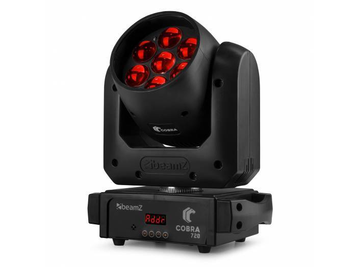 beamZ Cobra 720 Cabeza móvil Wash 7x 20W con Zoom  150436 - 5