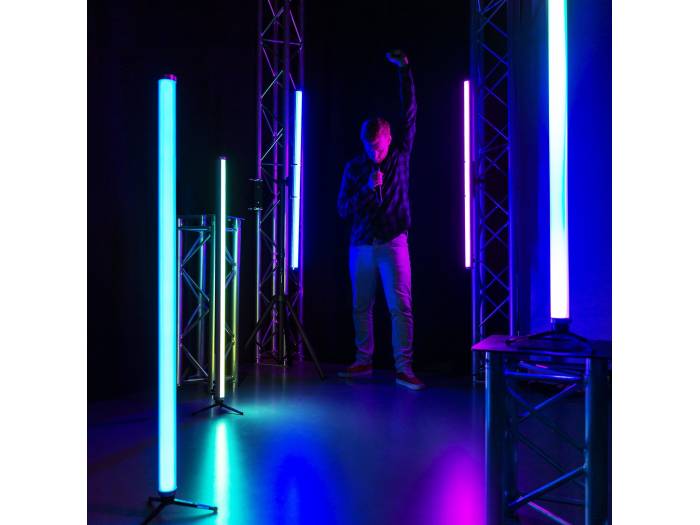 beamZ Pro Kratos Conjunto Tubos LED RGBW int/ext. 8 unidades  150659 - 12